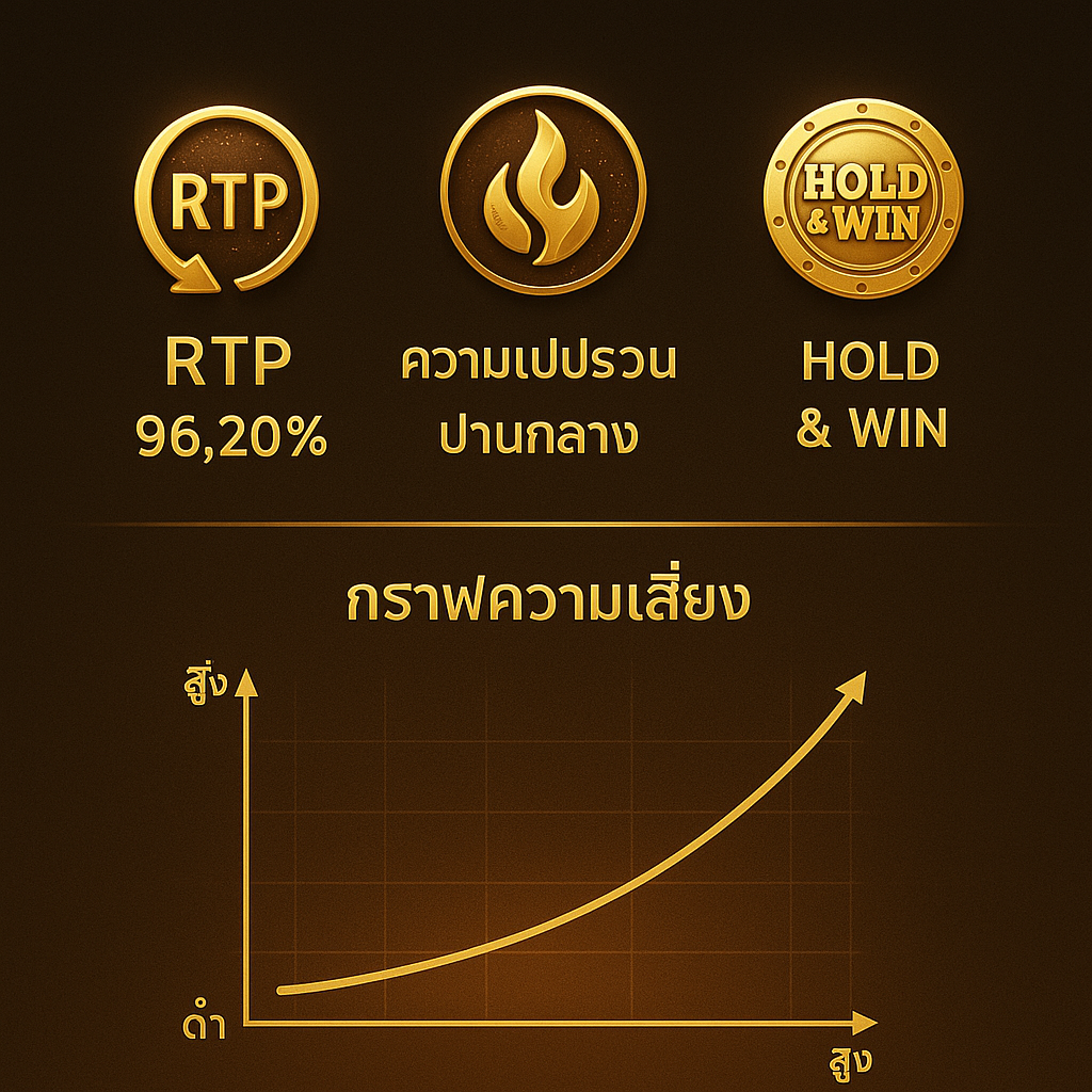 การประเมินความเสี่ยงและตารางจ่ายในสล็อตโฮลด์แอนด์วิน