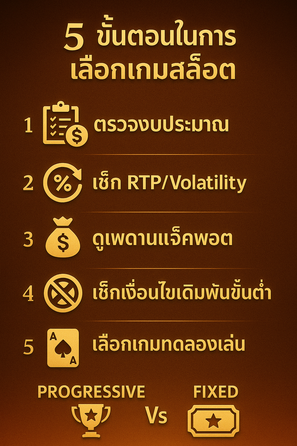 ภาพขั้นตอนวิธีเลือกเกมเพื่อ เปรียบเทียบแจ็คพอตสล็อต ให้คุ้มค่าและเหมาะกับงบประมาณ