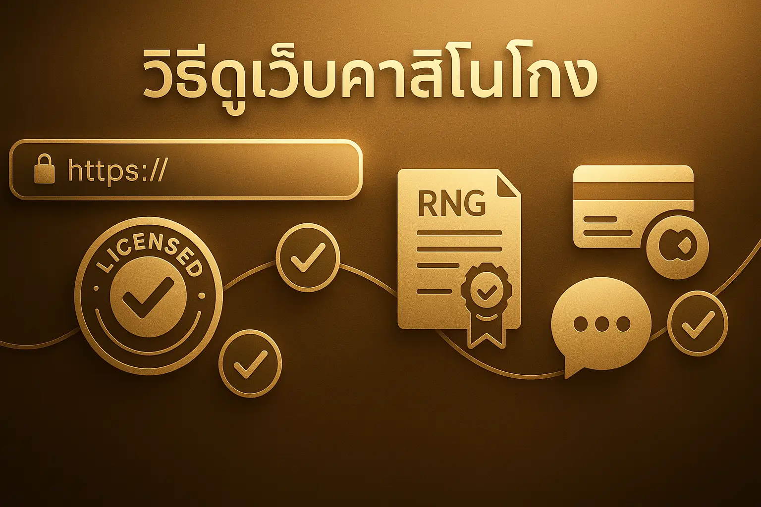 เช็กลิสต์ความปลอดภัย วิธีดูเว็บคาสิโนโกง ตรวจใบอนุญาต SSL และการทดสอบ RNG สำหรับ hotwin888 ในโทนทองน้ำตาลหรูหรา