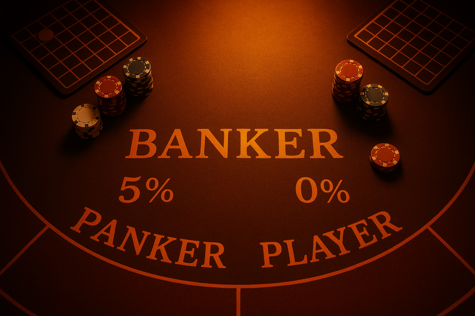 เปรียบเทียบค่าคอมมิชชั่นบาคาร่า: ภาพอินโทรอธิบายความต่างระหว่าง Banker 5% และ Player 0% สำหรับผู้เล่น HOTWIN888